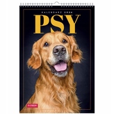 Kalendarz ścienny 2026 A3 Psy