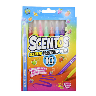 SCENTOS ST 20465 Pachnące flamastry - PĘDZELKI 10szt SCENTOS ST 20465 Pachnące flamastry - PĘDZELKI 10szt
