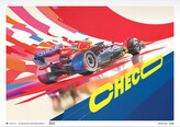 Umělecký tisk Oracle Red Bull Racing - Sergio Pérez - 2022 - Mini Poster, Automobilist, 30 × 21 cm