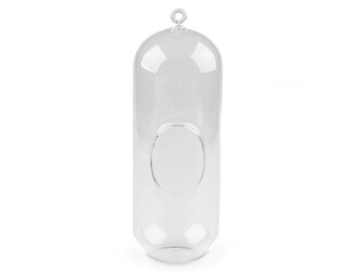 Aerárium / skleněný válec 10,5x29 cm - 1 ks - transparent