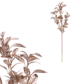 Čajovník - umělá větev s lístky, barva champagne