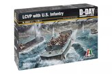 Model Kit loď 6524 - LCVP with US INFANTRY (1:35)