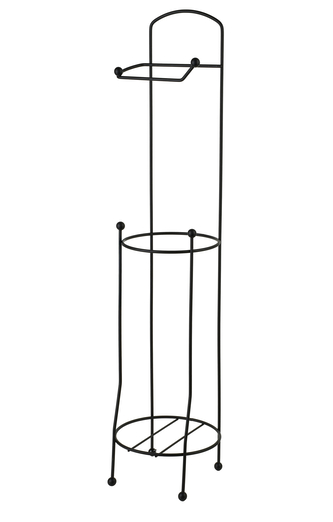 DEA BLACK Stojak na papier toaletowy 15,7x15,7xh66cm