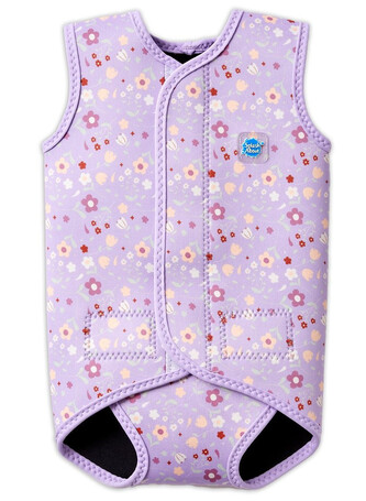 Splash About Baby neoprén-kombi - Lilac Spring Vel. M (6-18 měs.)