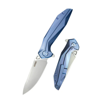 Kubey KB235C Nova vreckový outdoorový nôž 9,3 cm, modrá, titán