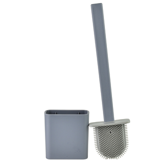 EDA SILICONE GREY Szczotka WC szara 10x4x36cm TPR