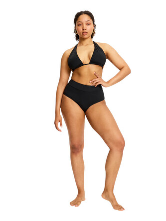 Menstruační plavky Modibodi Hi-Waist Bikini Brief High černé spodní díl (SWHKMIBLAW) 3XL