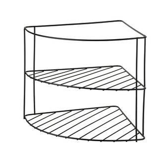 MODERN KITCHEN Półka narożna metal22,5x22,5xh21,5cm