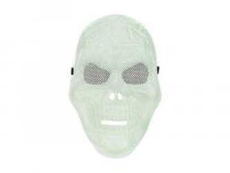 Maska Czaszka świecąca w ciemności 17x27cm