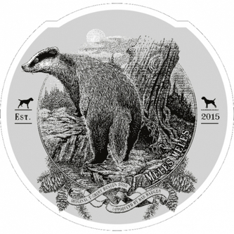 Samolepka Jezevec - šedá