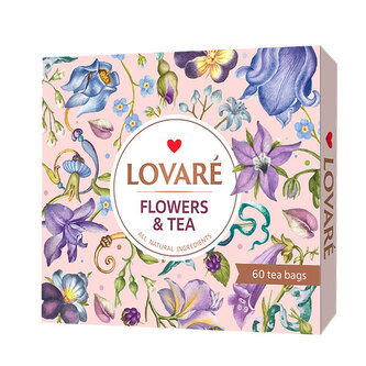 Kolekce čajů Lovaré Portfolio Flowers & Tea Collection (60 sáčků) 102,5 g