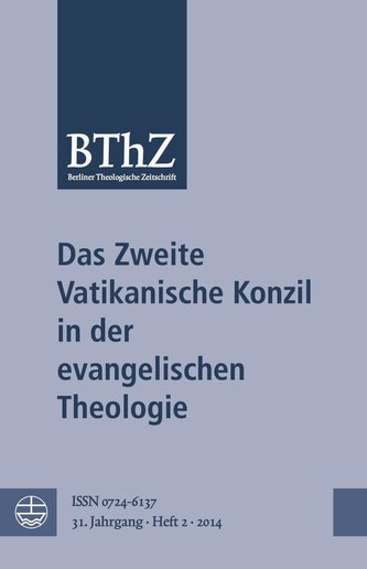 Das Zweite Vatikanische Konzil in der evangelischen Theologie
