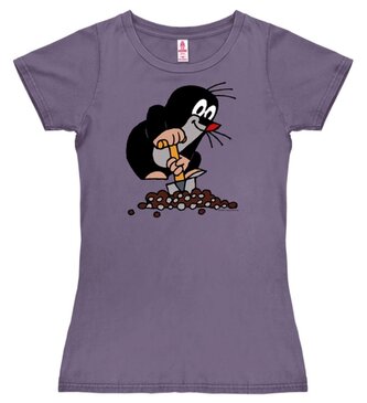 Dámské tričko Krteček: Kopec (S) levandulová bavlna