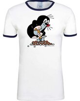 Pánské tričko s krátkým rukávem Krteček: Kopec (2XL) bílá bavlna