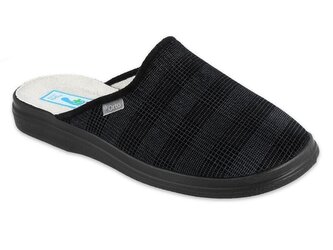 132M016 - Befado Dr. ORTO - pantofle pánské, šedé káro 132M016_45