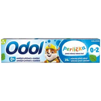 Odol Perlička zubní pasta pro děti, příchuť máta, 0-2 roky, 50 ml