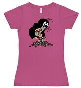 Dámské tričko Krteček: Kopec (M) růžová bavlna