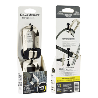 Upínací karabina Nite Ize CamJam™ HookLock™ Strap Hook
