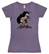 Dámské tričko Krteček: Kopec (L) levandulová bavlna