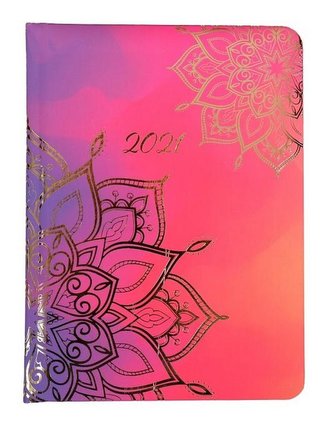 Kalendarz tygodniowy B6 2021 Mandala ALBI