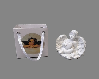 Andělíček v taštiččce bílý