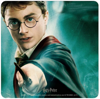 Tácek pod sklenici Harry Potter: Portrét (10 x 10 cm)