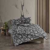 Francouzské bavlněné povlečení renforcé 200x200, 70x90cm OSAKA šedá