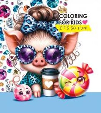 Kolorowanka 140x140 Świnka