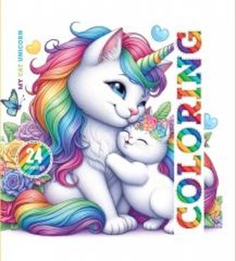 Kolorowanka 140x140 Kotorożka 24 obrazki