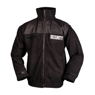 Bunda Mil-Tec Security Fleece - černá, 3XL