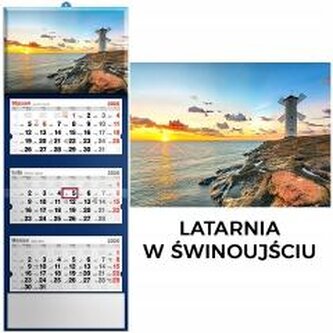 Kalendarz 2026 trjdzielny latarnia