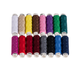 Nitě sada Unipoly 16 ks na blistru - mix uni barev - MIX - 16x100m