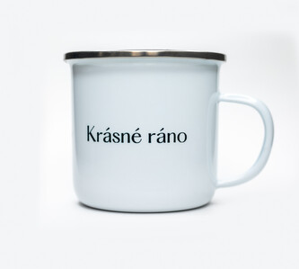 Moniel Plecháček s nápisem Těžká noc, Krásné ráno