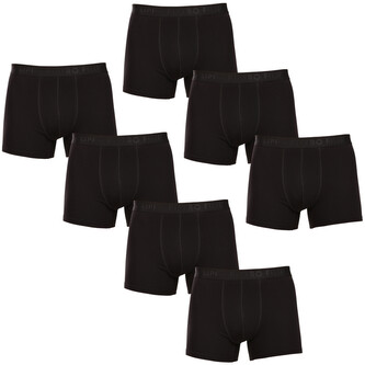 7PACK pánské boxerky Pietro Filipi černé (7PBC1) 3XL