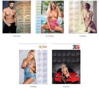 Kalendarz 2026 Jednoplanszowy MIX 2 (5szt)