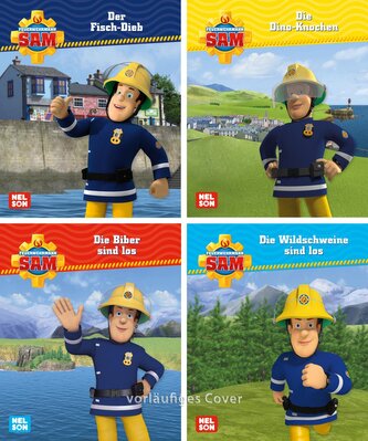 Nelson Mini-Bücher: 4er Feuerwehrmann Sam 25-28