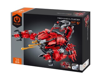 Stavebnice iM.MASTER škorpion na ruku/zbraň plast 664 dílků v krabici 35x27x7cm