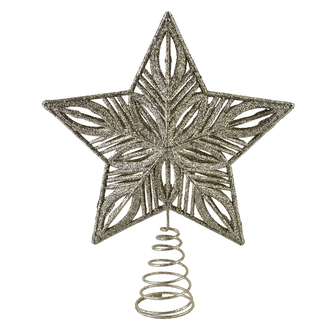 SANTA LILA Gwiazda czubek 24x20cm