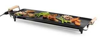 Rodinný gril Teppanyaki - Wood Look - DOMO DO8312TP, Příkon: 1 800 W, Pečící plocha: 70cm x 22 cm