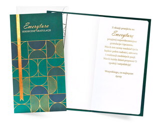 Karnet PM Emerytura zielony PM-412