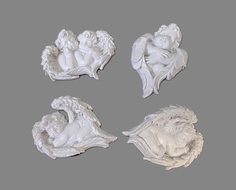 Andělíček bílý magnet v krabičce