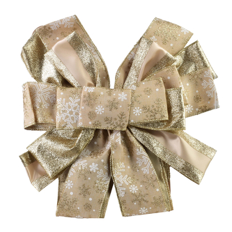 SANTA LILA Kokarda 32x130cm beżowo złota