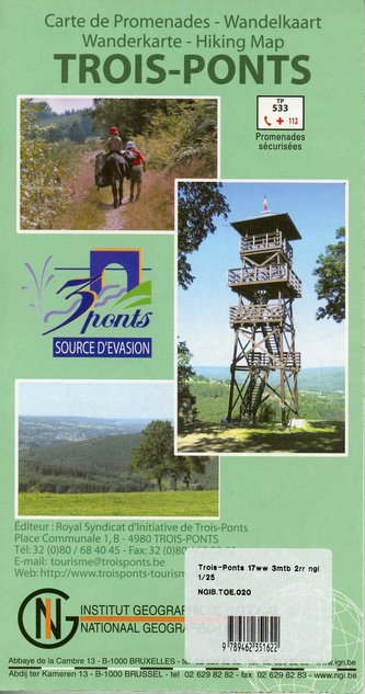 Trois-Ponts  1 : 25 000 mit MTB / Radouren