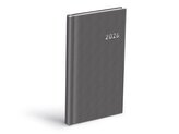 diář 2026 T806 PVC dark gray 90x170mm 7781510