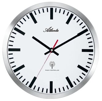 Designové nástěnné hodiny AT4371-B řízené signálem DCF 30cm