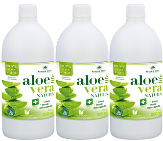 Pharma Activ AloeVeraLife NATURA 3 x 1000 ml 2 + 1 set