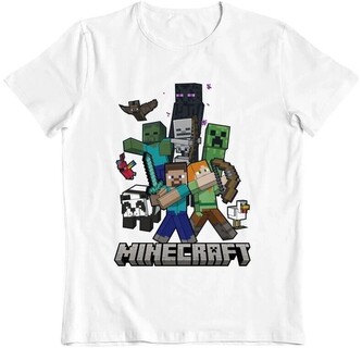 Tričko dětské Minecraft - Characters Tower (11-12 let)