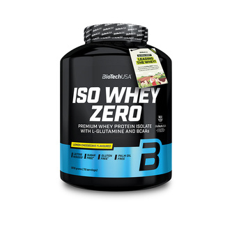 BioTech Iso Whey Zero 1816 g lemon cheesecake (citronový cheesecake)