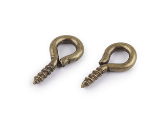 Šroubovací očko 10 mm - 500 ks - 2 staromosaz