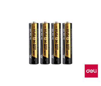 Baterie alkalická AAA mikrotužková R03 4ks DELI EL204